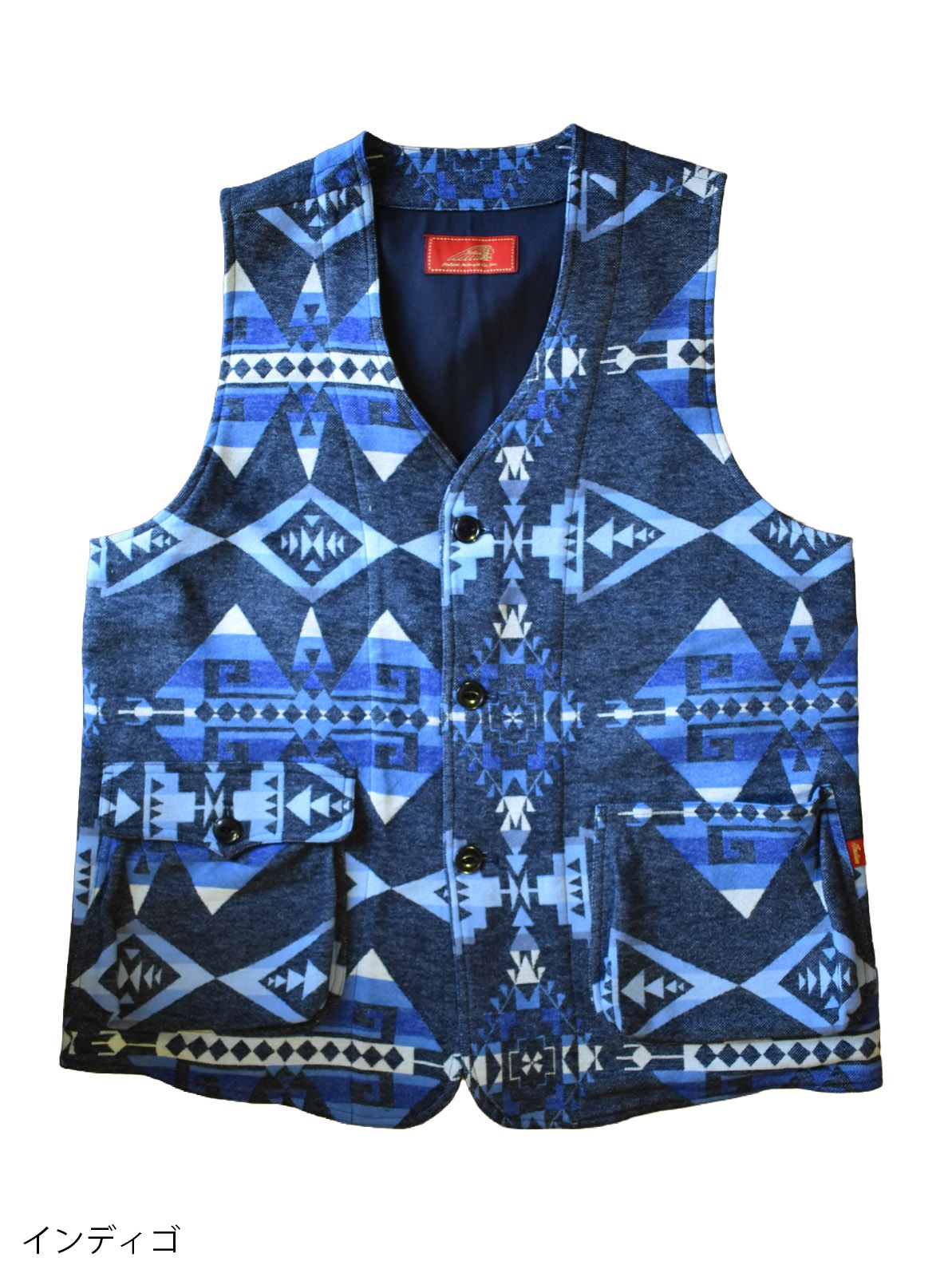 NAVAJO JACQUARD WORK VEST