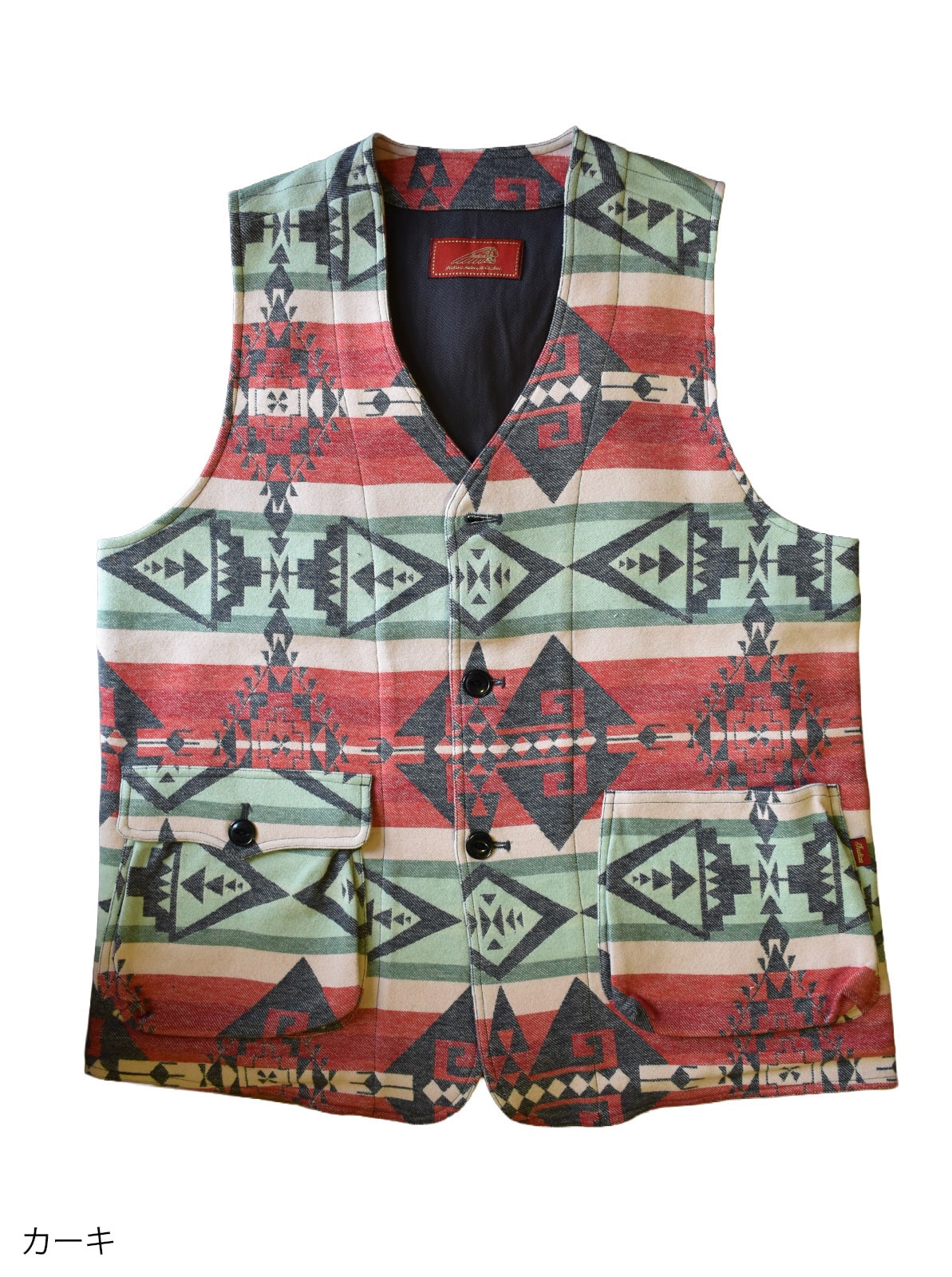 NAVAJO JACQUARD WORK VEST