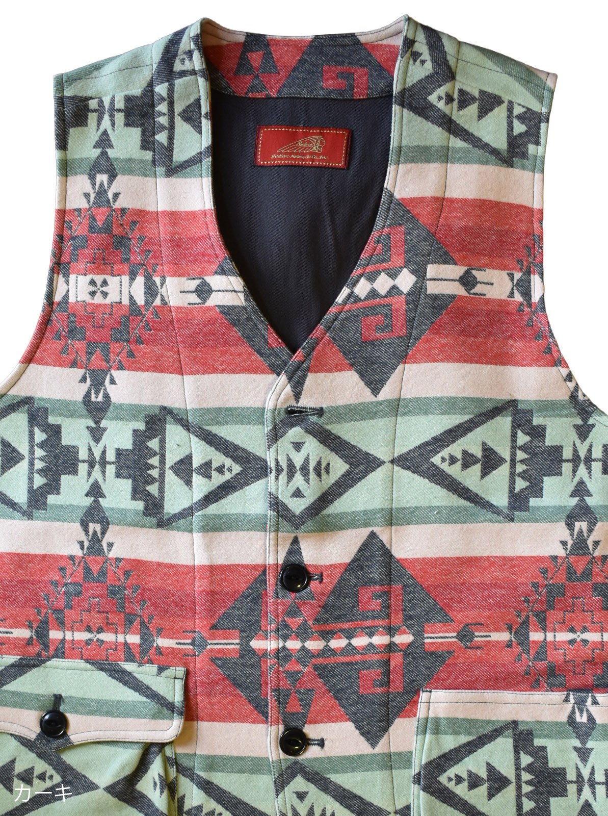 NAVAJO JACQUARD WORK VEST
