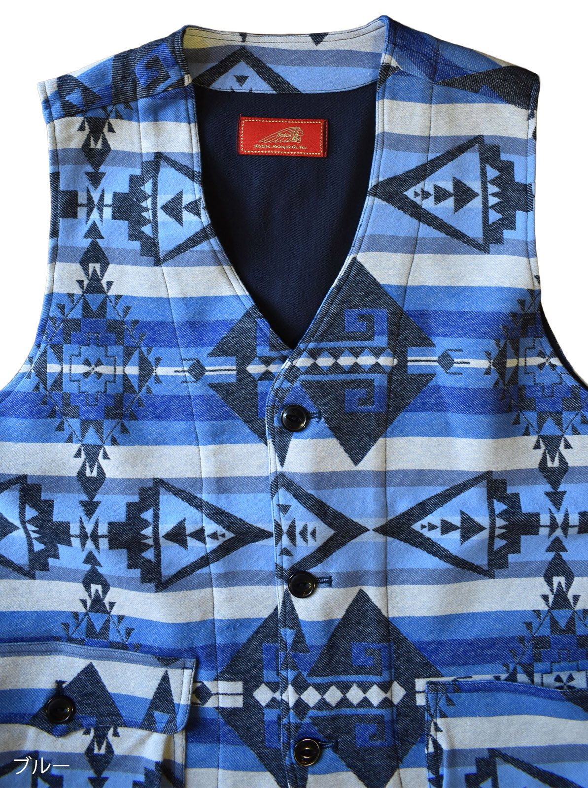 NAVAJO JACQUARD WORK VEST