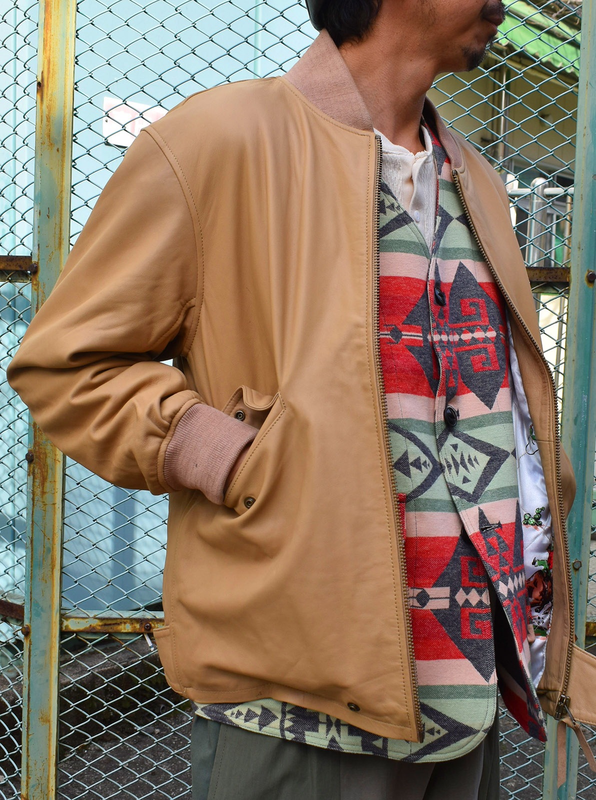 NAVAJO JACQUARD WORK VEST