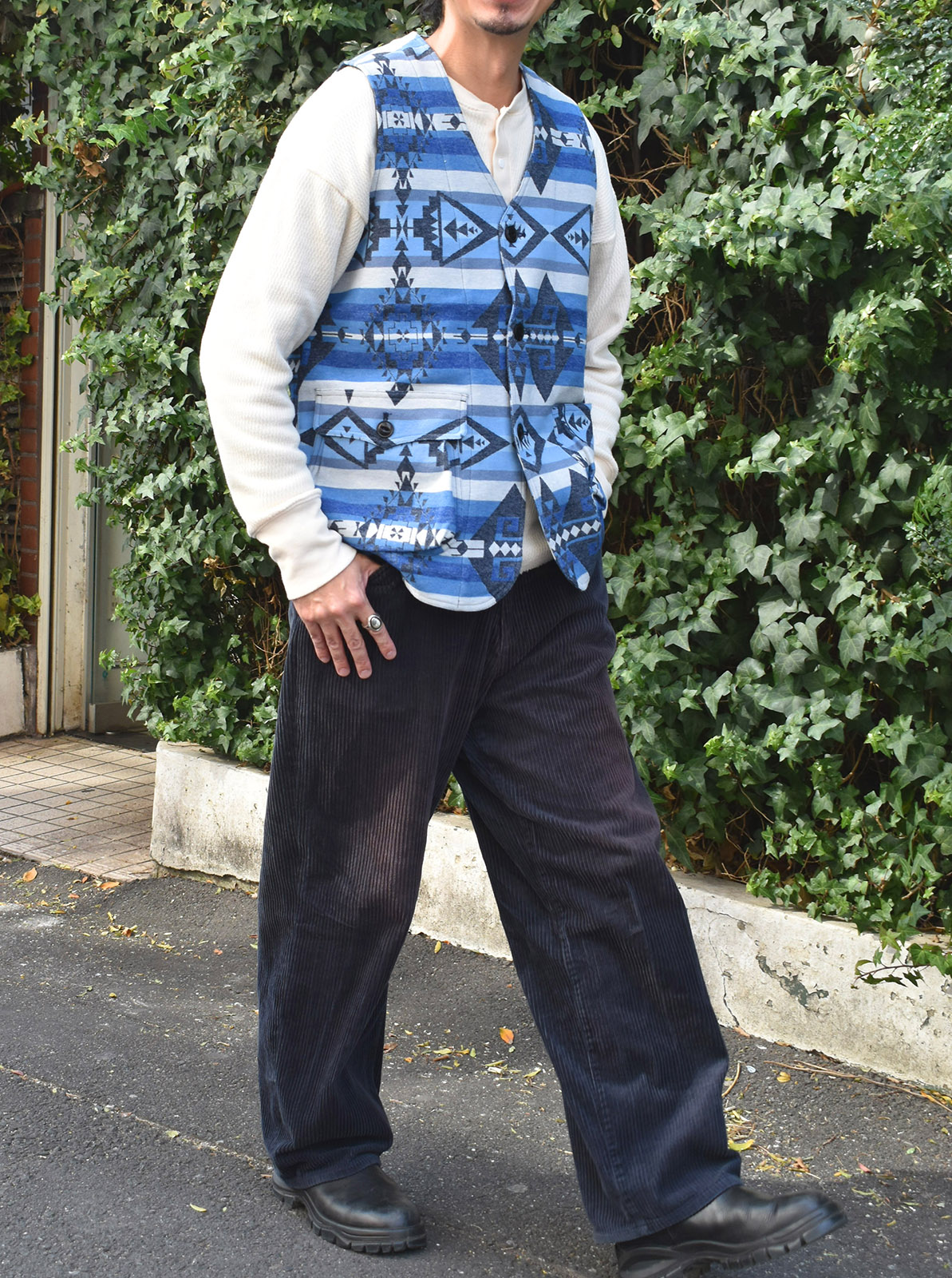 NAVAJO JACQUARD WORK VEST