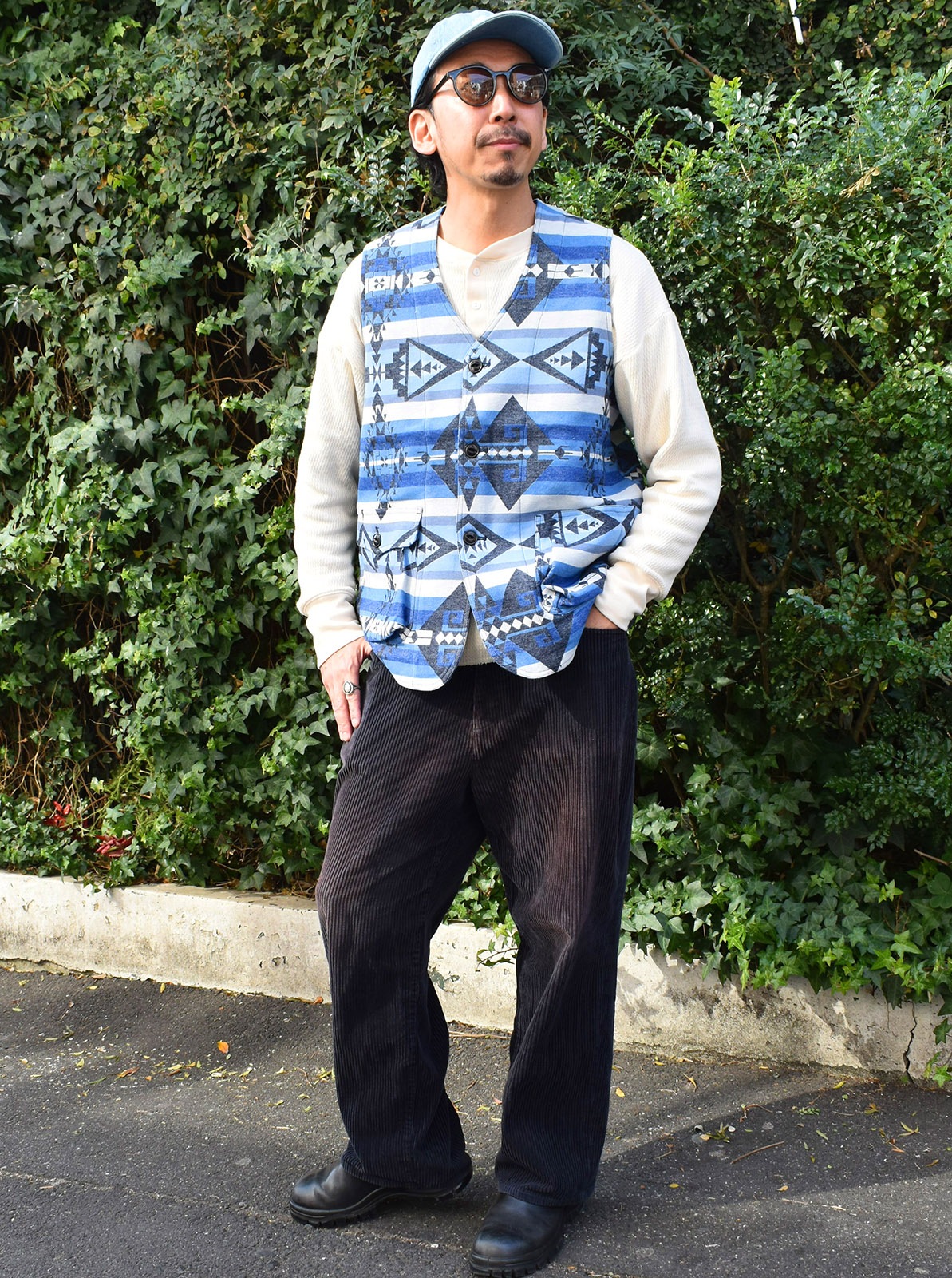 NAVAJO JACQUARD WORK VEST