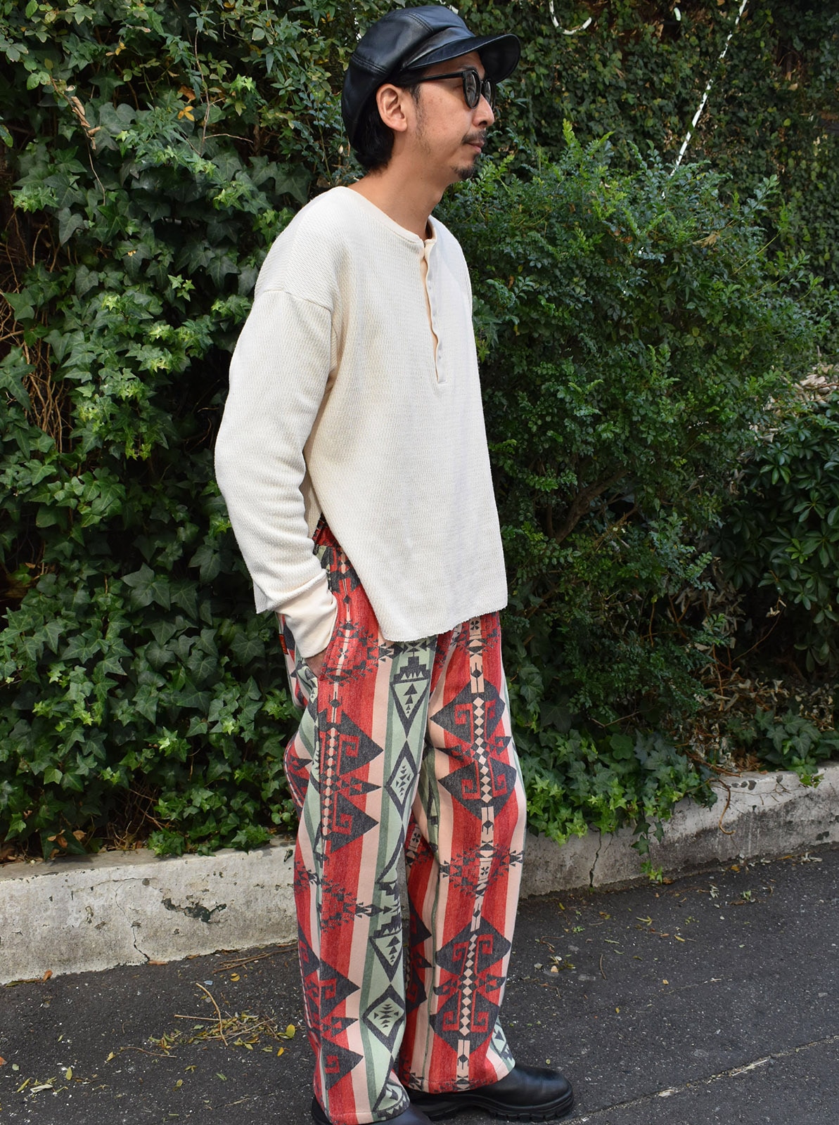 NAVAJO JACQUARD WIDE PANTS
