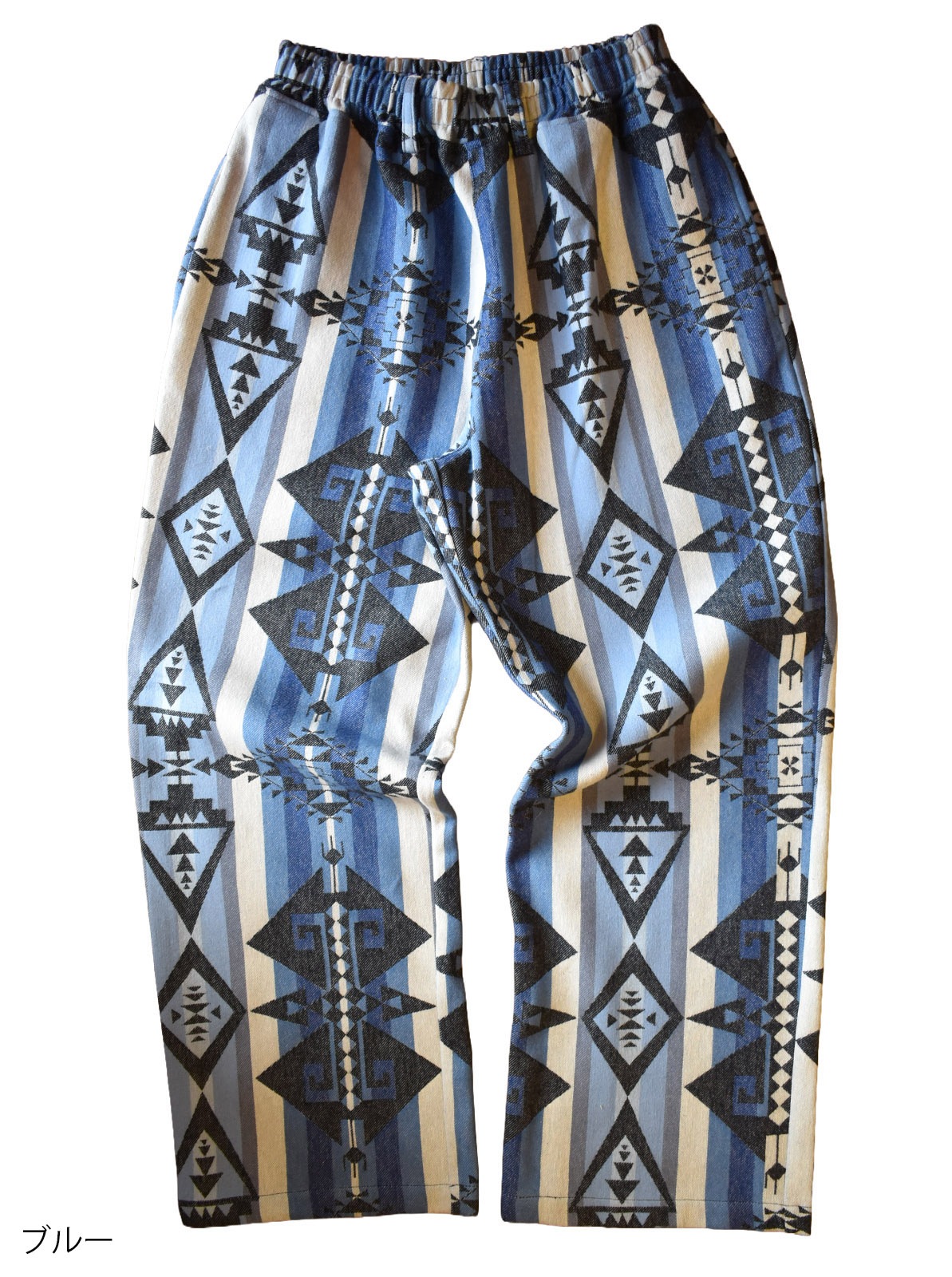 NAVAJO JACQUARD WIDE PANTS