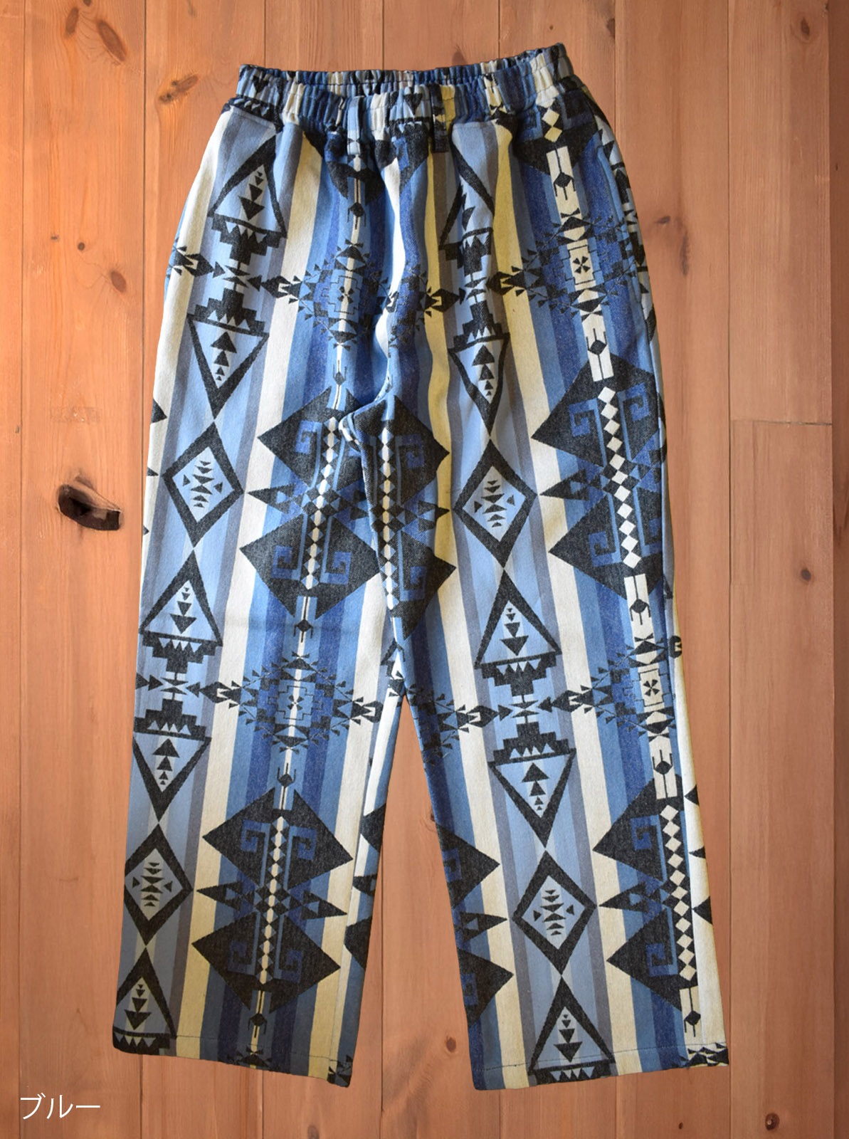 NAVAJO JACQUARD WIDE PANTS