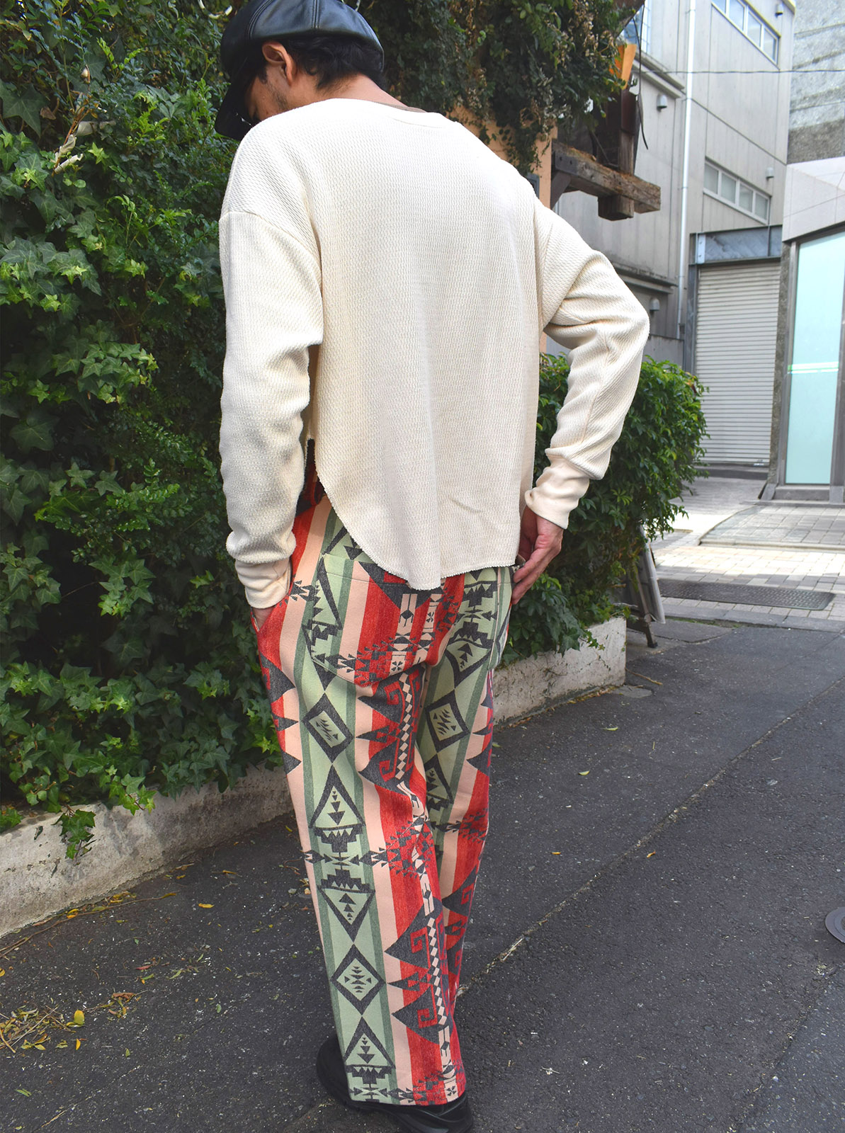 NAVAJO JACQUARD WIDE PANTS