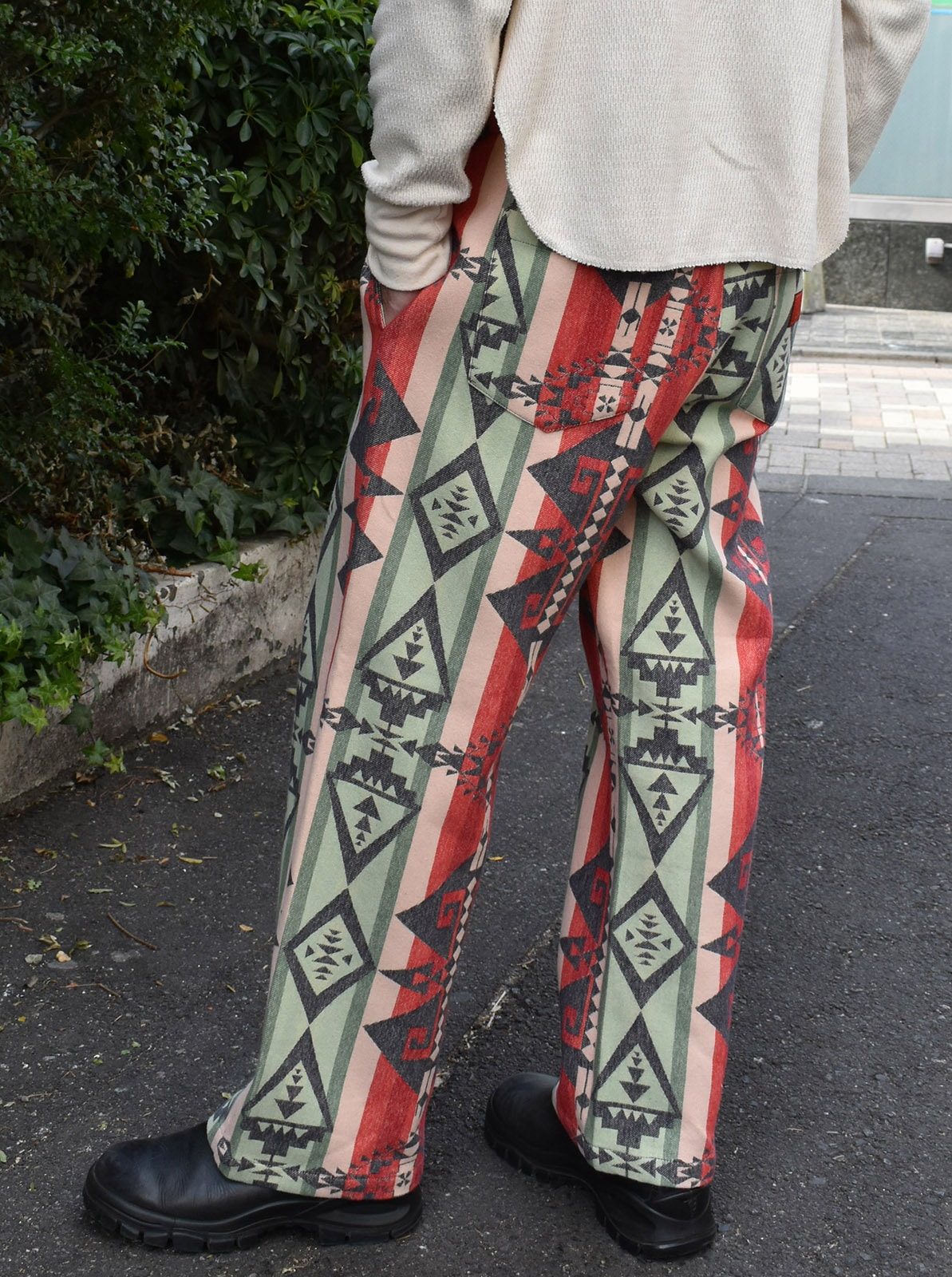 NAVAJO JACQUARD WIDE PANTS
