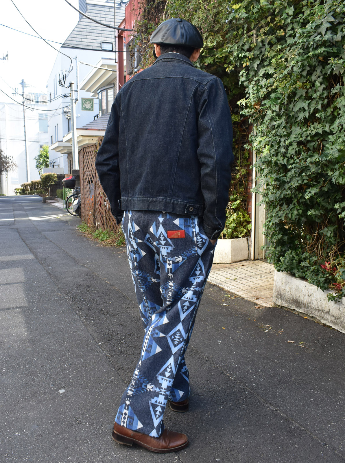 NAVAJO JACQUARD WIDE PANTS