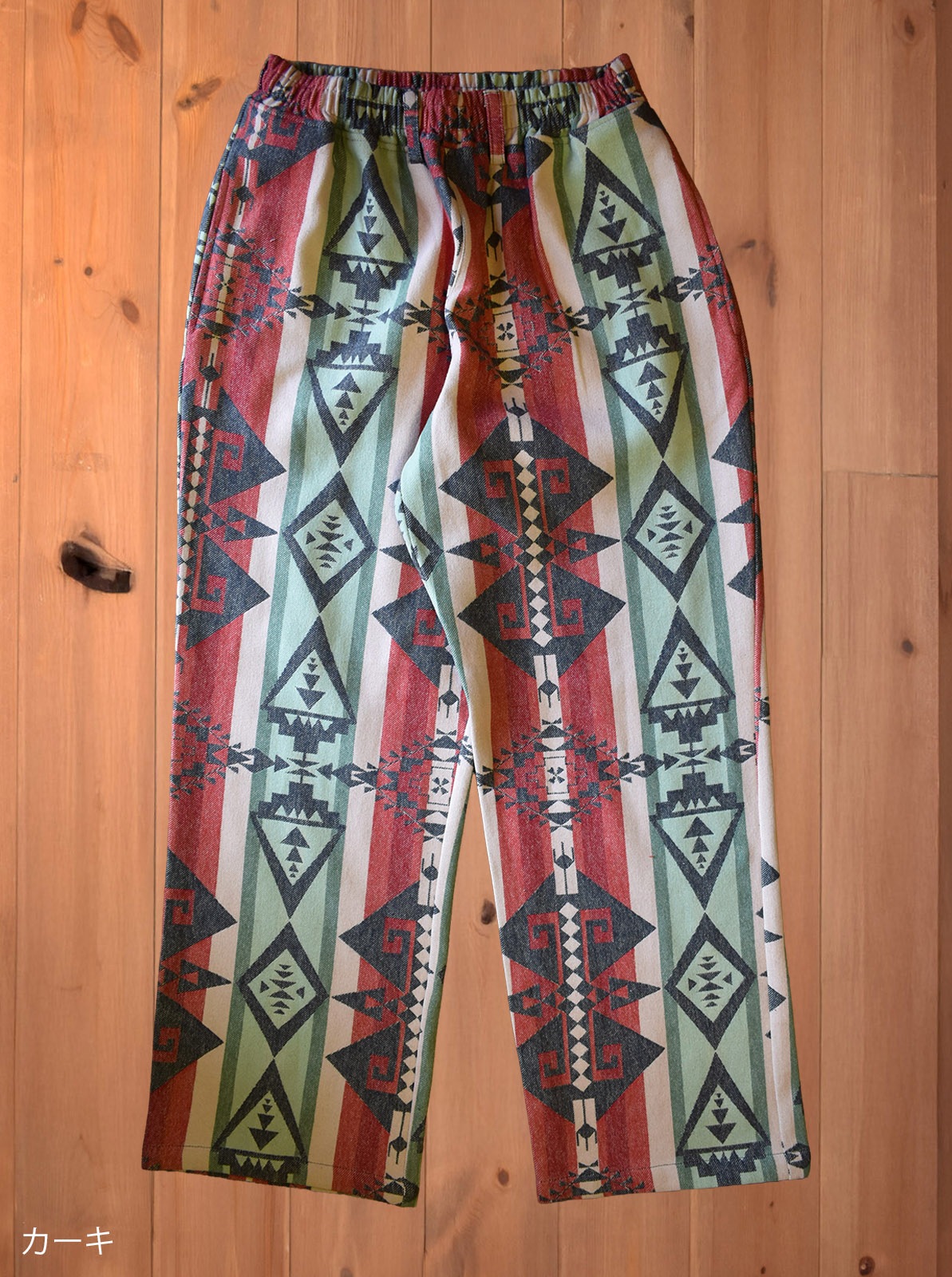 NAVAJO JACQUARD WIDE PANTS