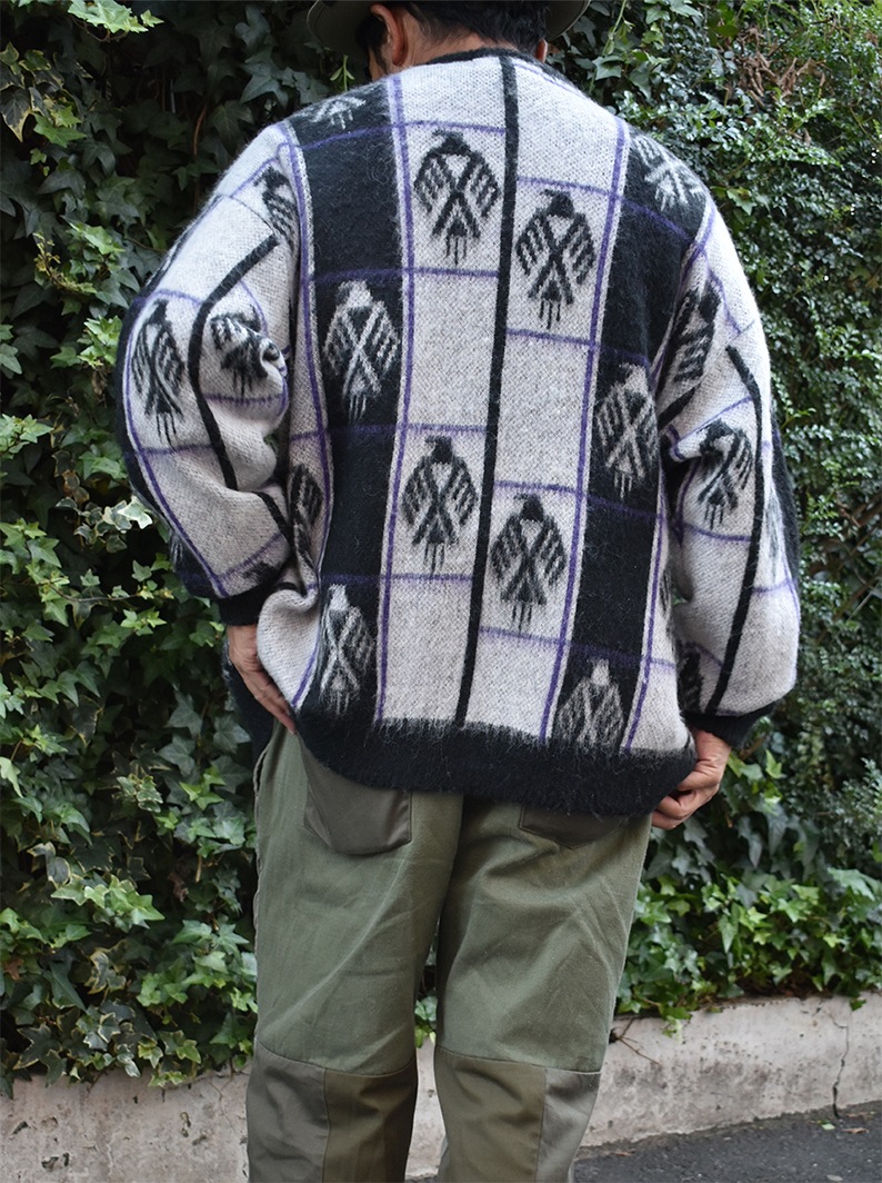 Mohair Cardigan "Thunderbird"