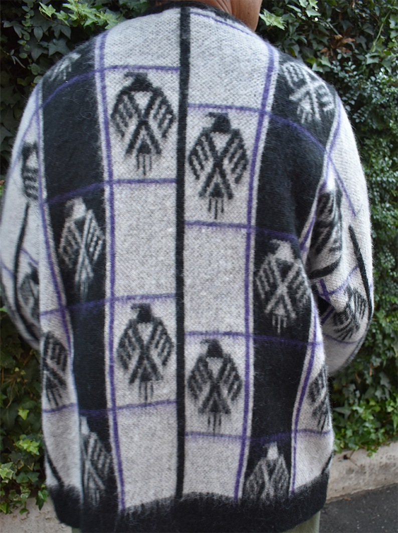 Mohair Cardigan "Thunderbird"