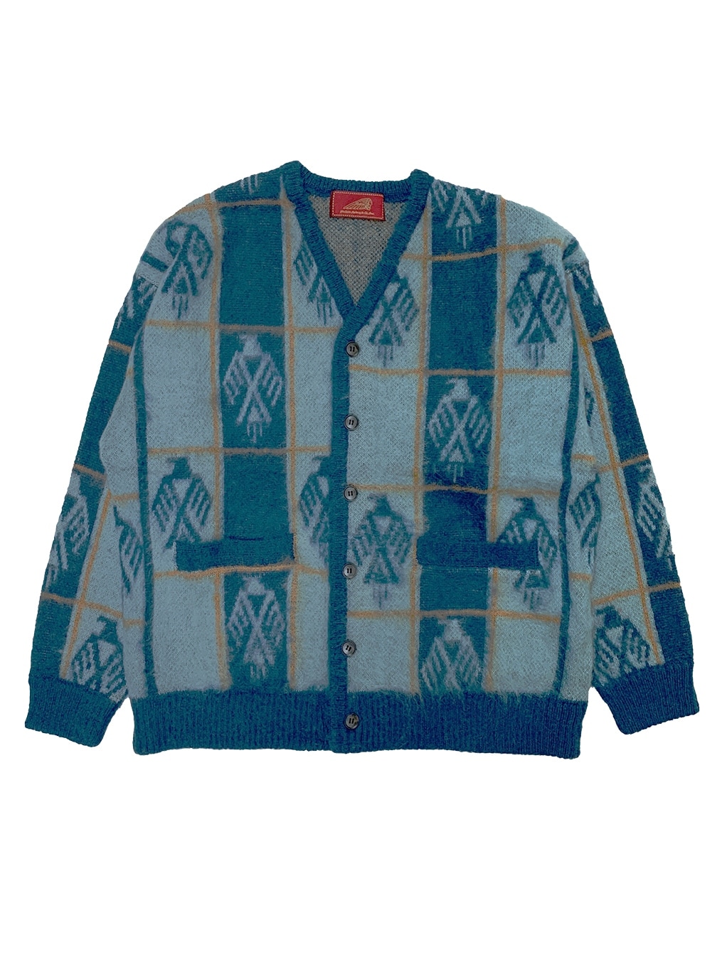 Mohair Cardigan "Thunderbird"