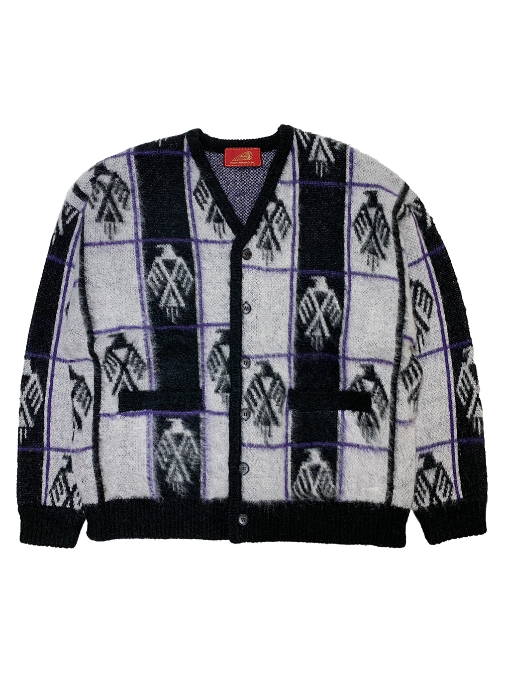 Mohair Cardigan "Thunderbird"