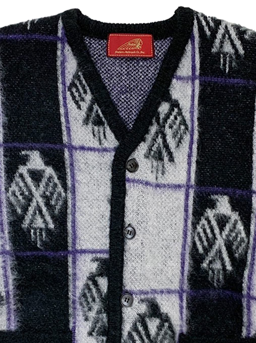 Mohair Cardigan "Thunderbird"