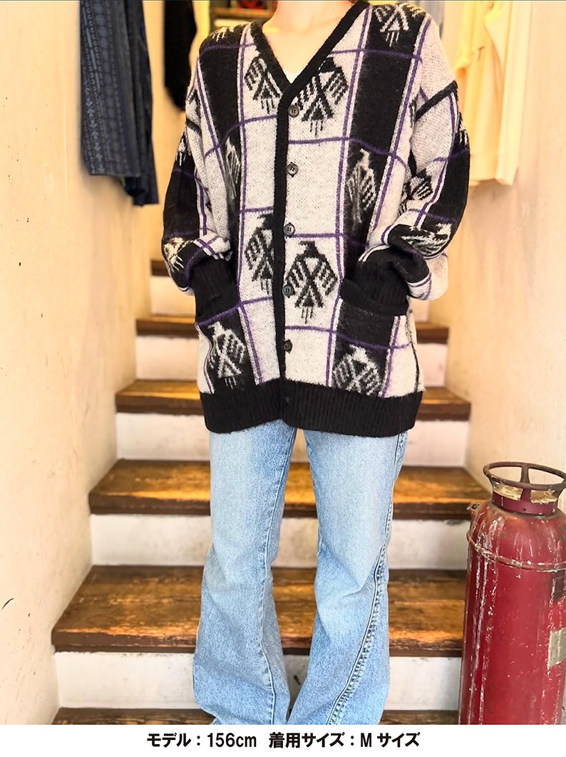 Mohair Cardigan "Thunderbird"