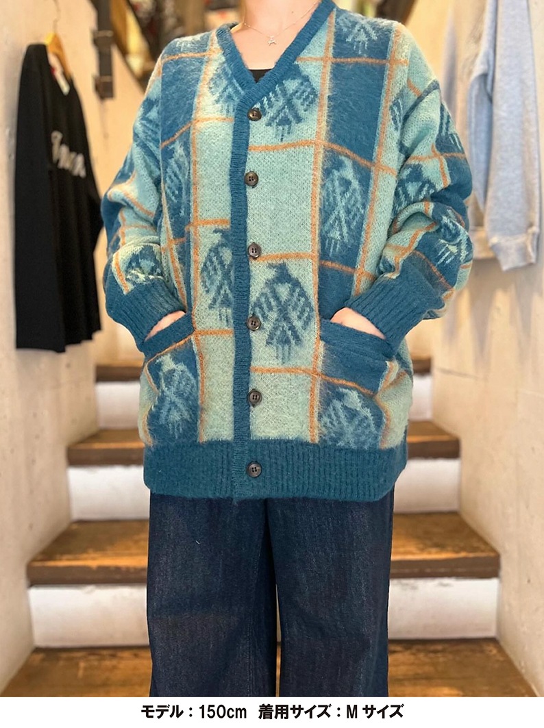 Mohair Cardigan "Thunderbird"