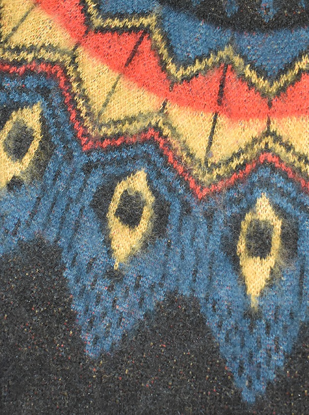 Mohair knit Zip-Cardigan "Feather"