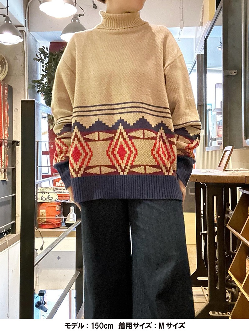 Turtle neck Sweater "Navajo"