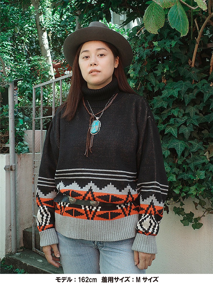 Turtle neck Sweater "Navajo"