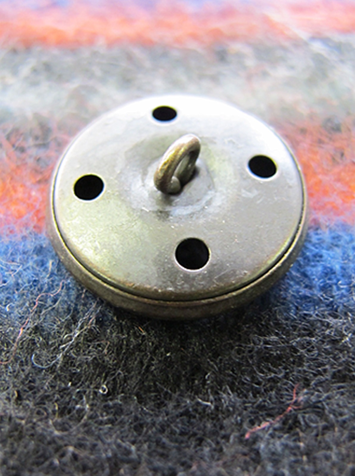 Indian Original Concho Button "Chief"