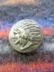 Indian Original Concho Button "Chief"