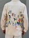 All-over-print OpenCollar L/S Shirt