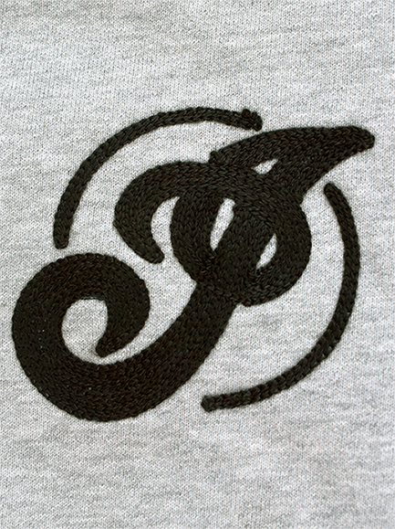 Raglan sleeve Sweat Shirt "Script logo"