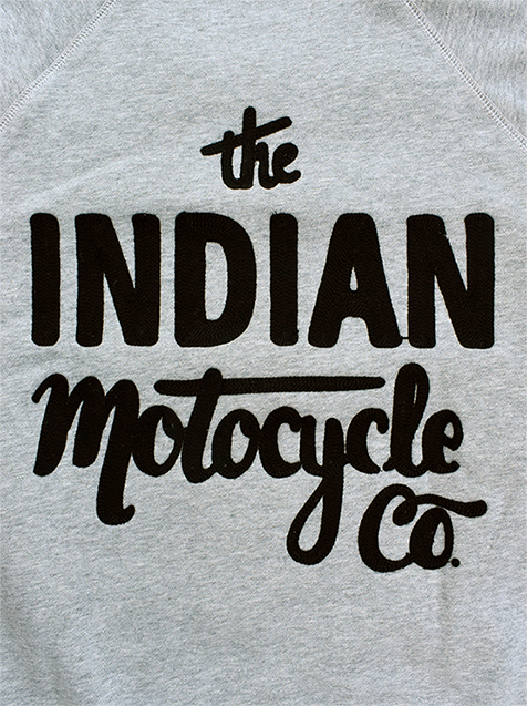 Raglan sleeve Sweat Shirt "Script logo"