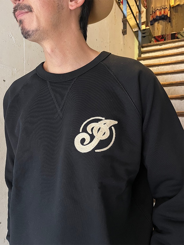 Raglan sleeve Sweat Shirt "Script logo"
