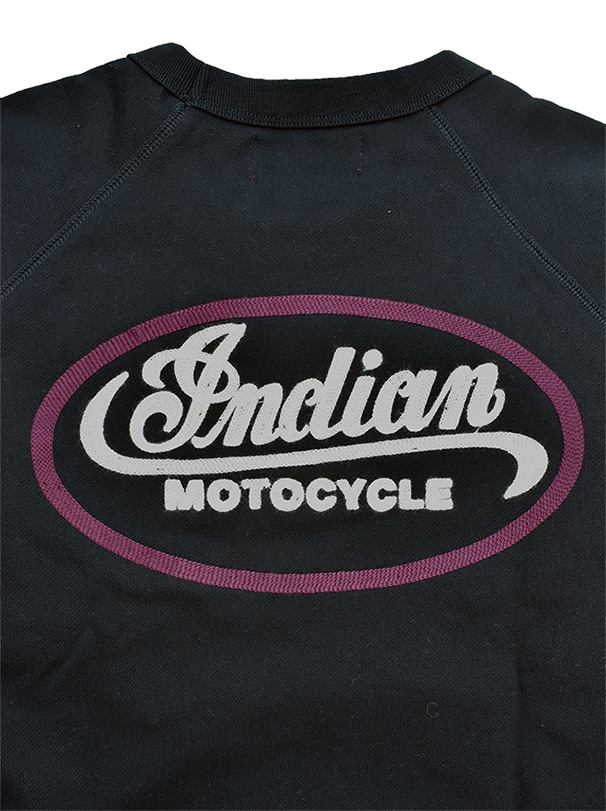 Raglan sleeve Sweat Shirt "Circle logo"