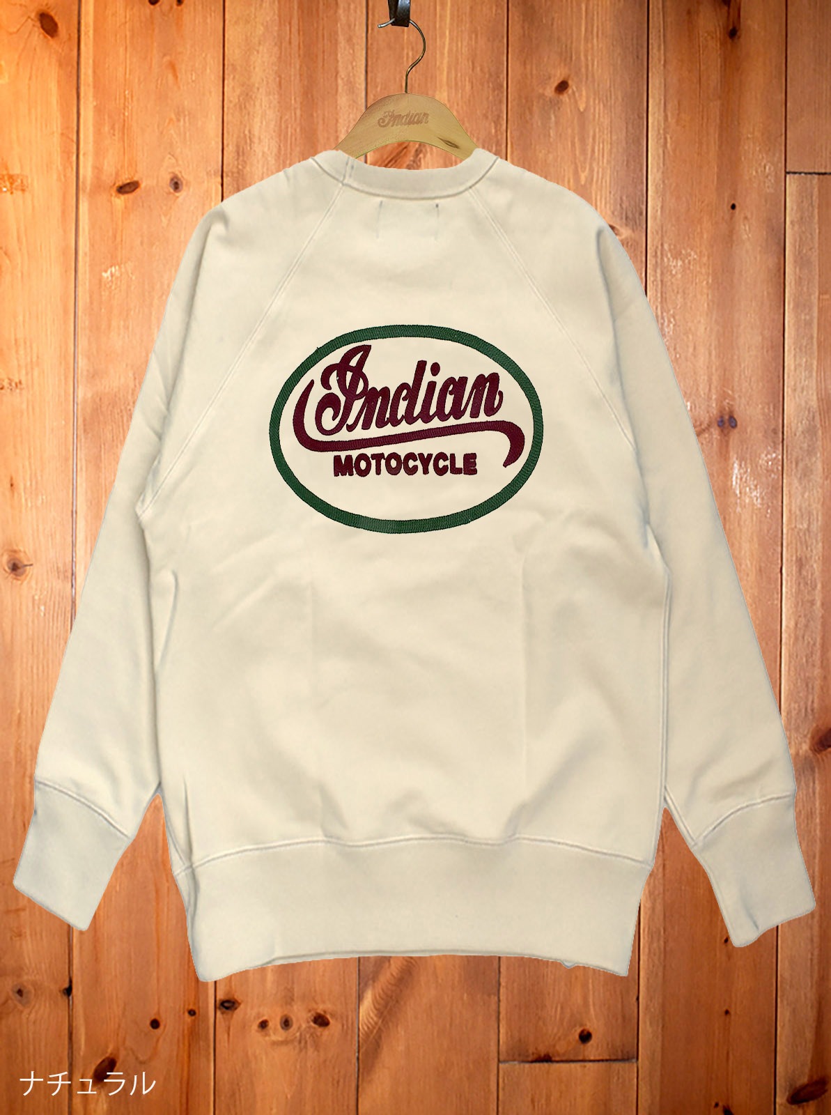 Raglan sleeve Sweat Shirt "Circle logo"