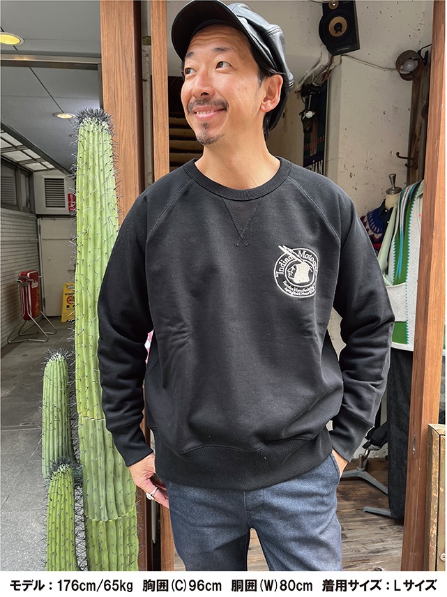 Raglan sleeve Sweat Shirt "Circle logo"