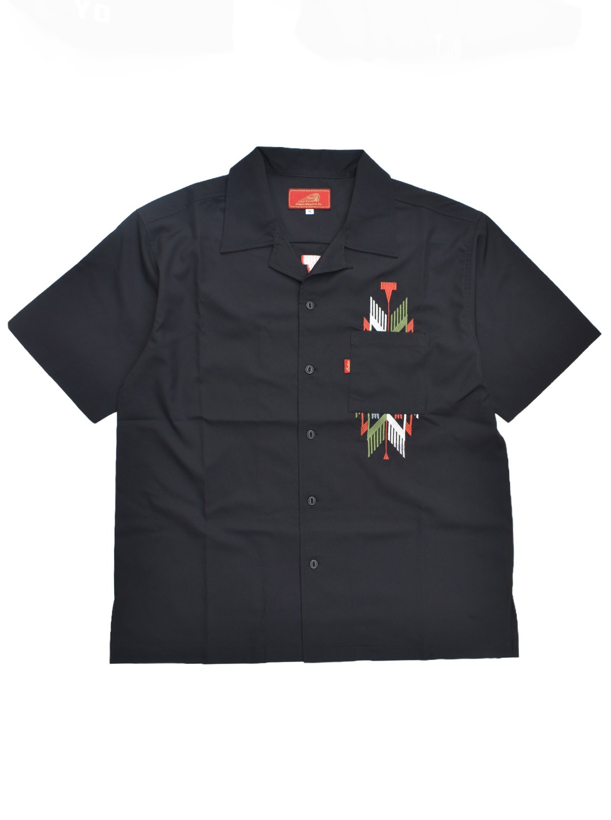 Embroidery Open Collar Shirt "CHIMAYO"