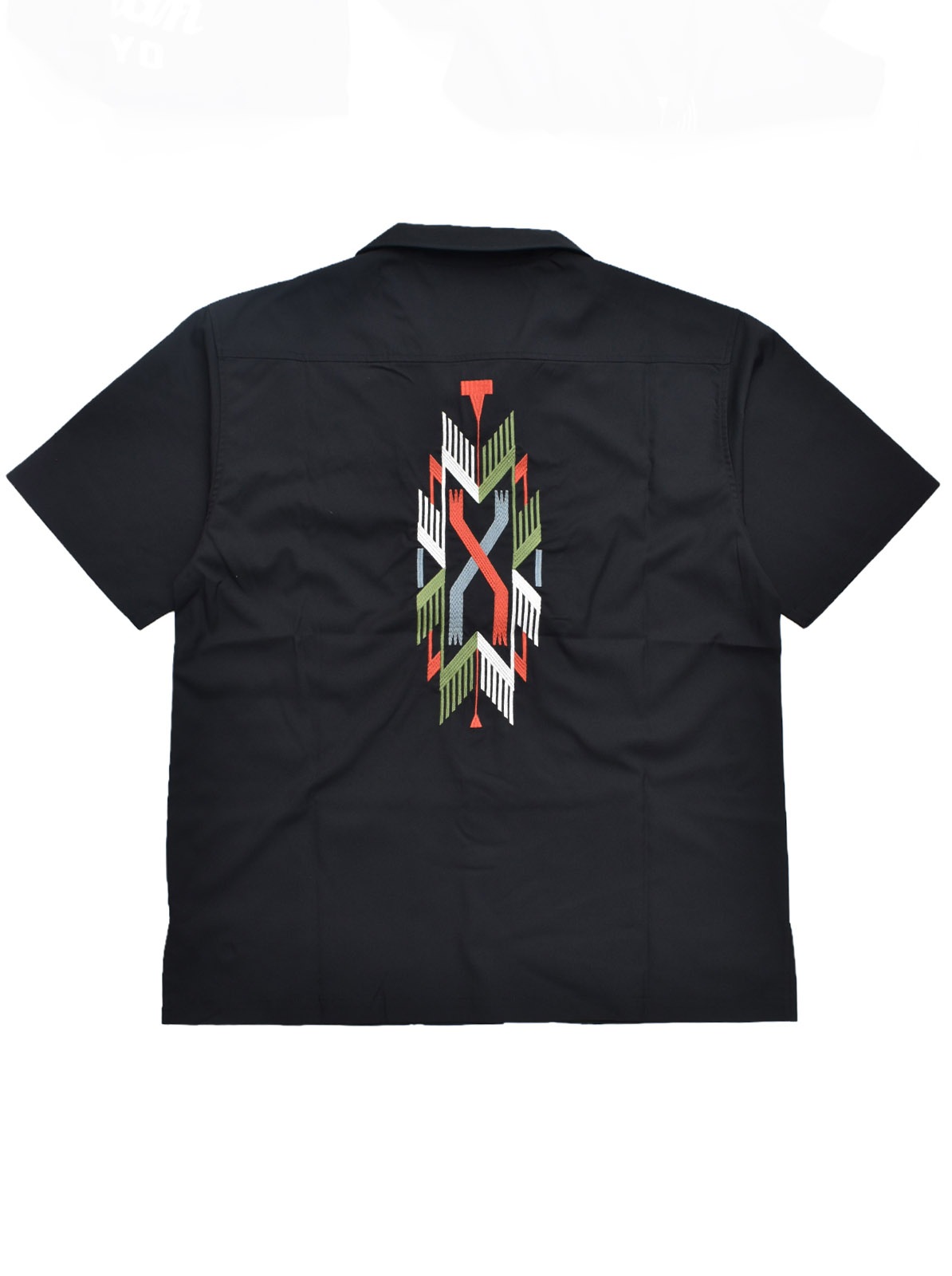 Embroidery Open Collar Shirt "CHIMAYO"
