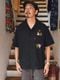 Embroidery Open Collar Shirt "CHIMAYO"