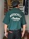 Embroidery Open Collar Shirt "MOTOCYCLE"