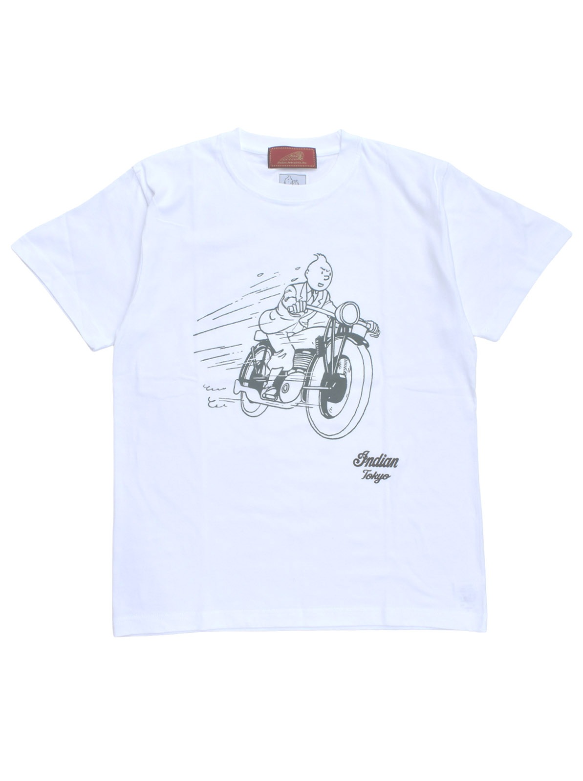 TINTIN��INDIAN Collab T����� "MOTOCYCLE"