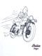 TINTIN��INDIAN Collab T����� "MOTOCYCLE"