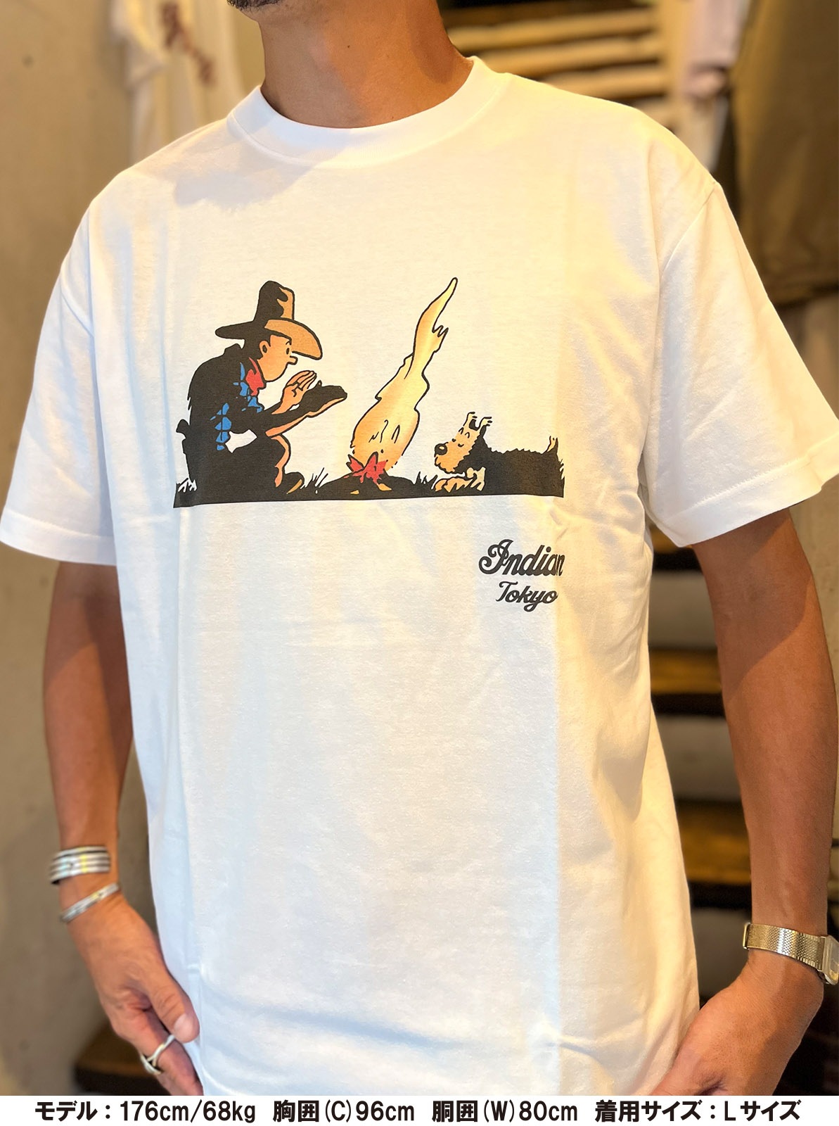 TINTIN��INDIAN Collab T����� "TAKIBI"