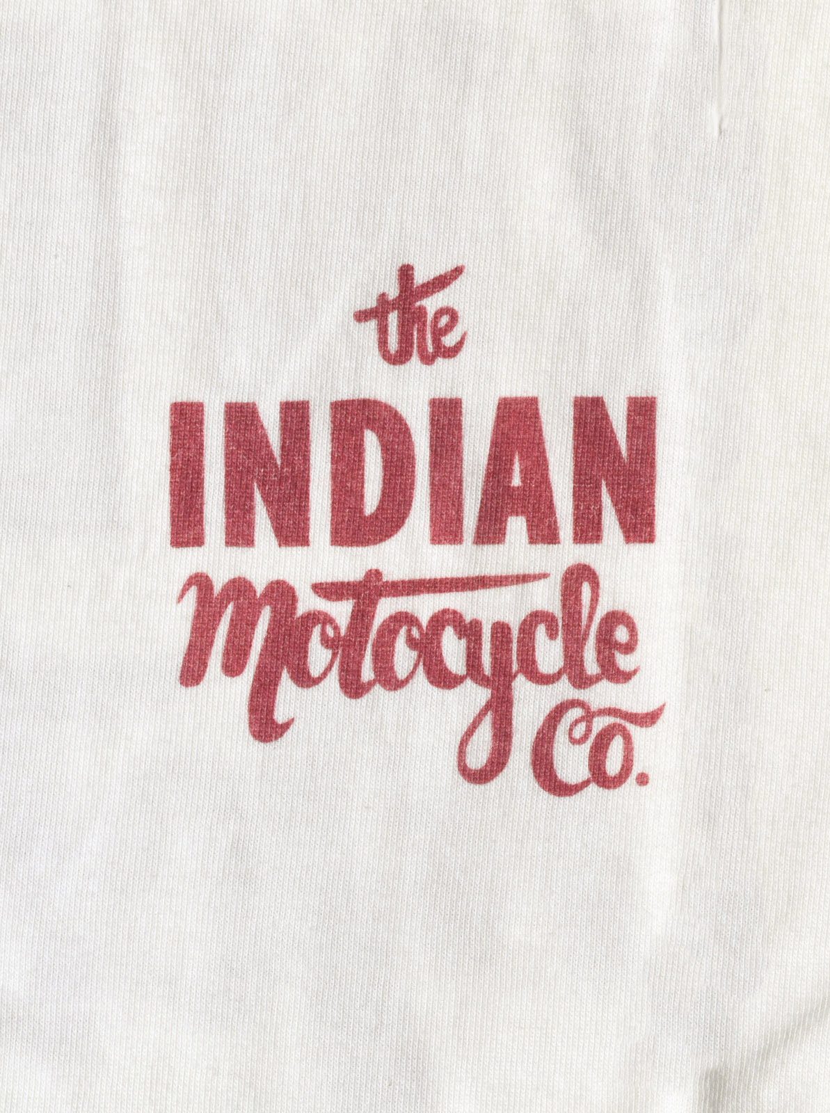 Vintage Logo Tee "the INDIAN motocycle Co."