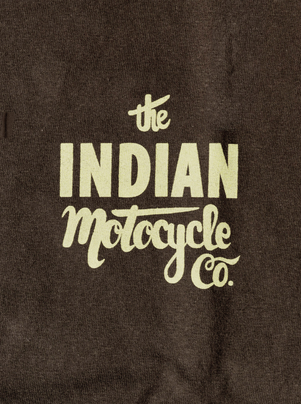 Vintage Logo Tee "the INDIAN motocycle Co."