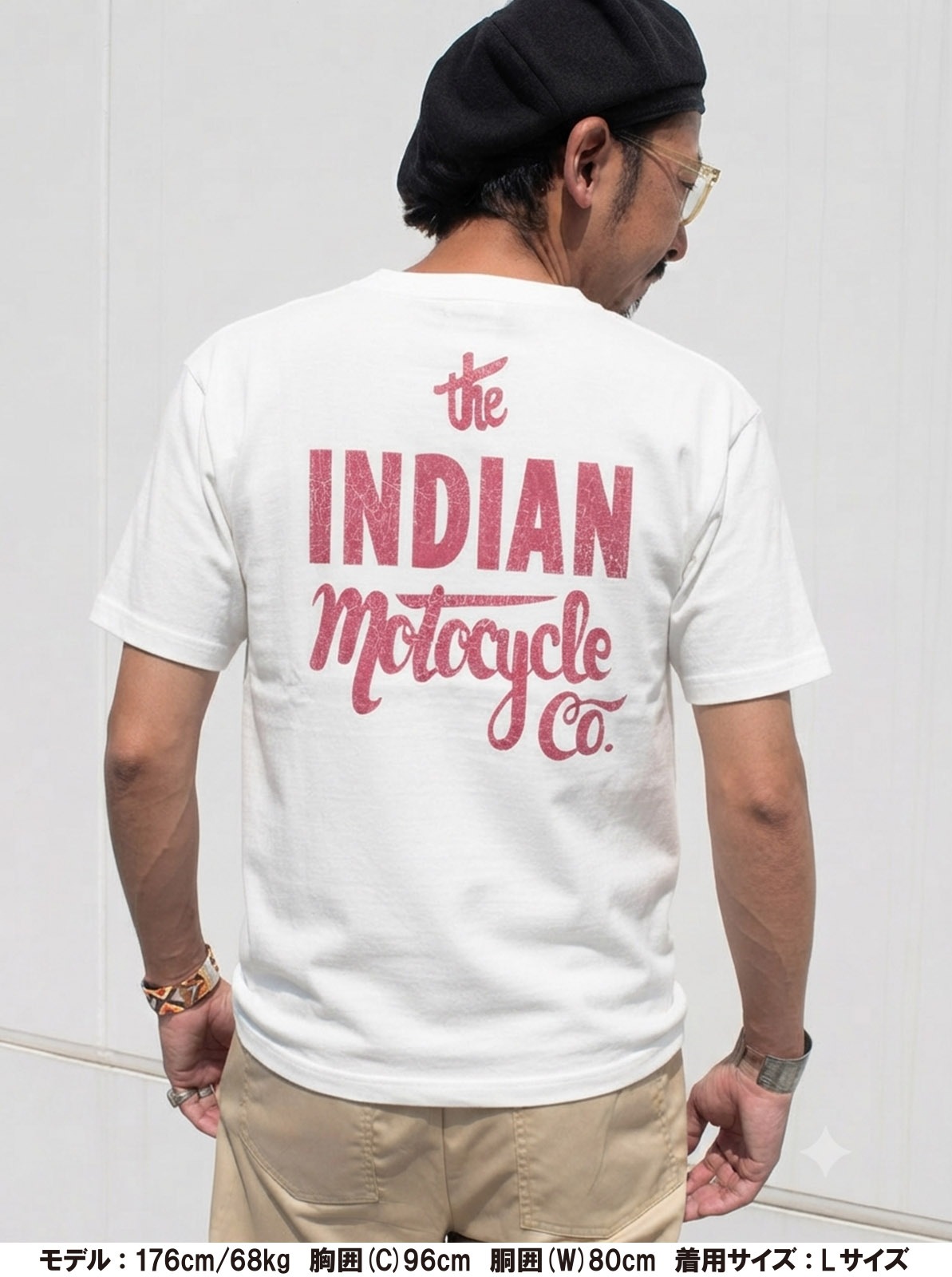 Vintage Logo Tee "the INDIAN motocycle Co."