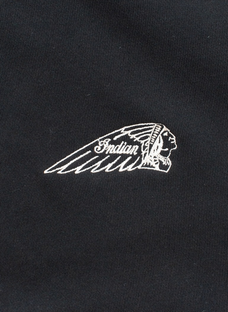 Indian Basic Zip-up Hoodie Headmark Logo