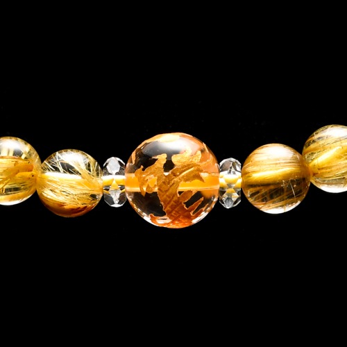 名前記載魂入れ★財運★人生の成功へオルゴブレスレット my bracelet | * 天然石とカレンシルバーチップのネックレス
