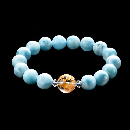 高品質 ラリマー ブレスレット 18cm 高品質 ラリマー ブレスレット 小池浩セレクト高品質ラリマー