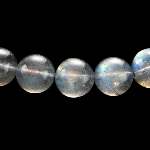 200★特選一石★エピドート入り♢【ハイクォリティ天然プレナイトさざれ】❤️ 小池浩セレクト】高品質ラブラドライト・ブレスレット・サイズ約18cm