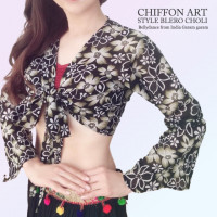 【新柄入荷】シフォンアートシリーズ スタイルボレロチョリ