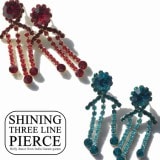 シャイニンスリーラインピアス
