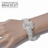 ストリングスメタルブレスレット　スモール